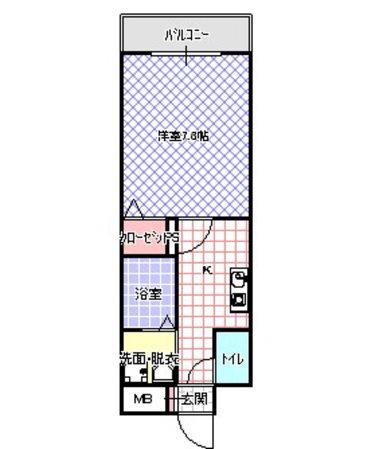 CASSIA住道の物件間取画像